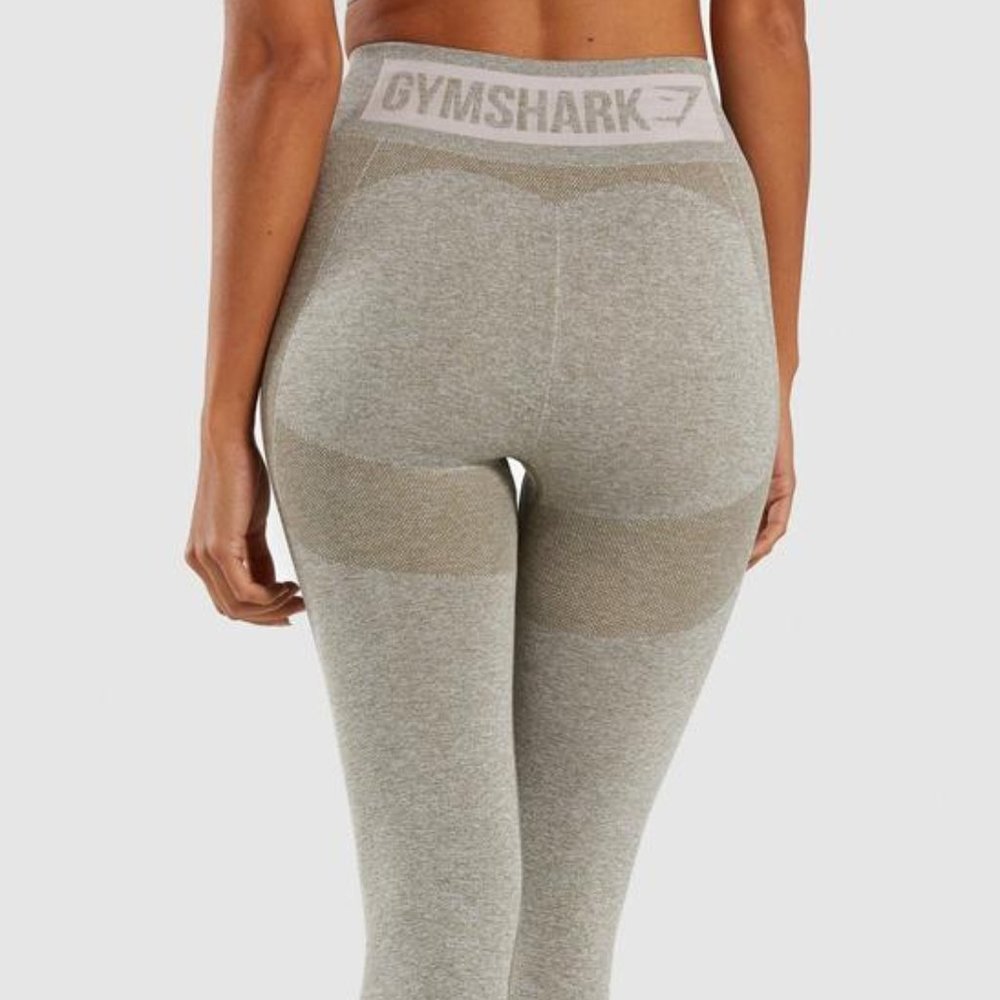 Gymshark Flex High Waisted Leggings - Washed Khaki